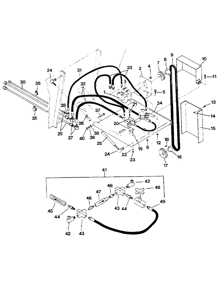 Схема запчастей Case IH AS1002 - (62) - HYDRAULIC MOTOR ASSEMBLY, OPEN (35) - HYDRAULIC SYSTEMS