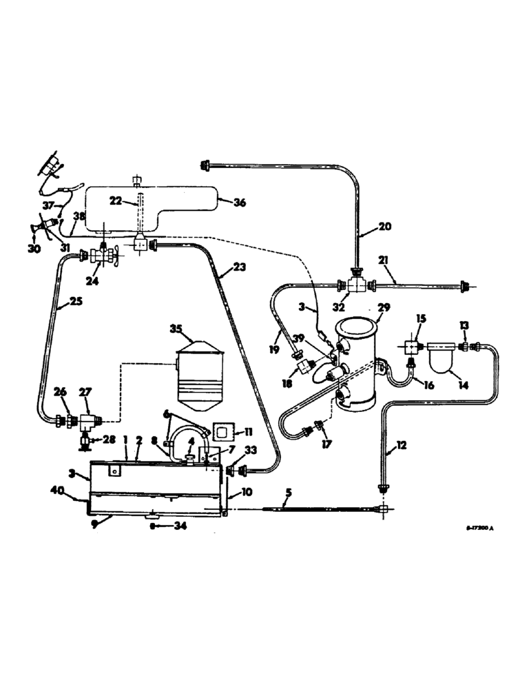 Схема запчастей Case IH 1256 - (E-05) - FUEL SYSTEM, AUXILIARY UNDERSLUNG FUEL TANK (02) - FUEL SYSTEM