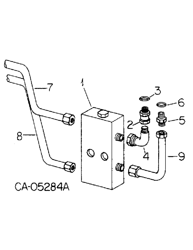 Схема запчастей Case IH 3788 - (10-37) - HYDRAULICS, ALTERNATING CHECK VALVE CONNECTIONS (07) - HYDRAULICS