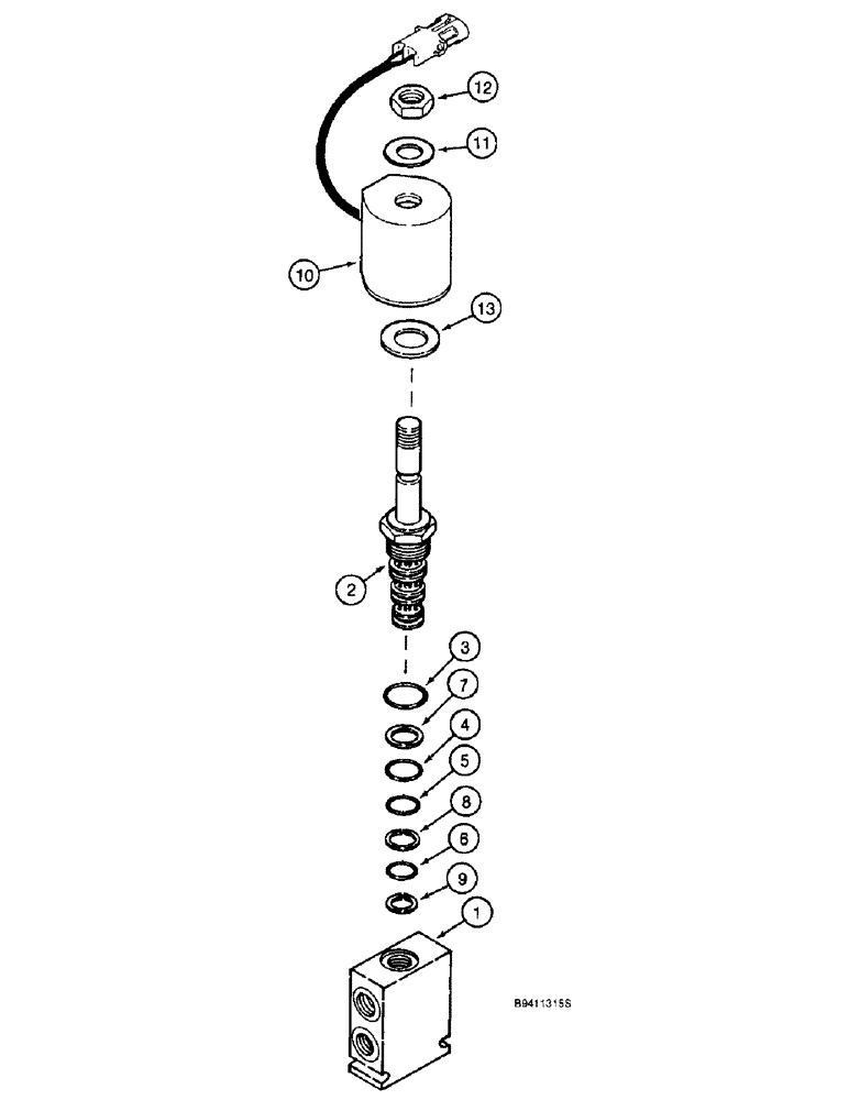 Схема запчастей Case IH 2144 - (8-50) - SEPARATOR AND UNLOADER CLUTCH VALVE ASSEMBLY, 131152A1 (07) - HYDRAULICS