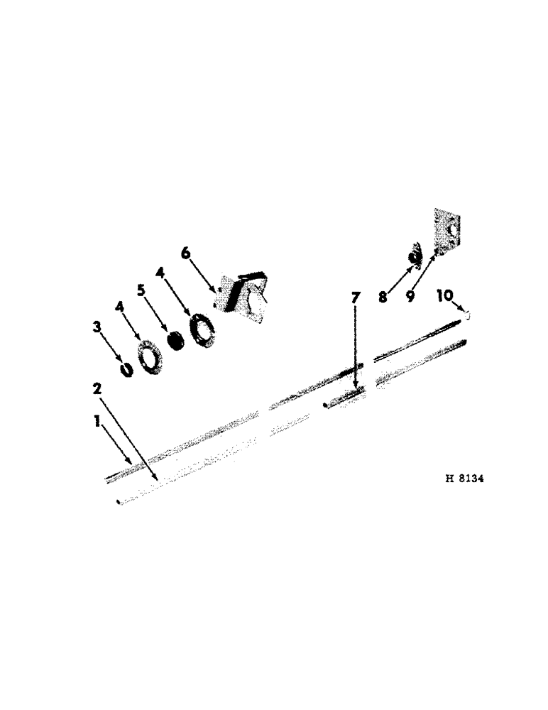 Схема запчастей Case IH 160 - (G-10) - SIDE DRIVE SHAFT 