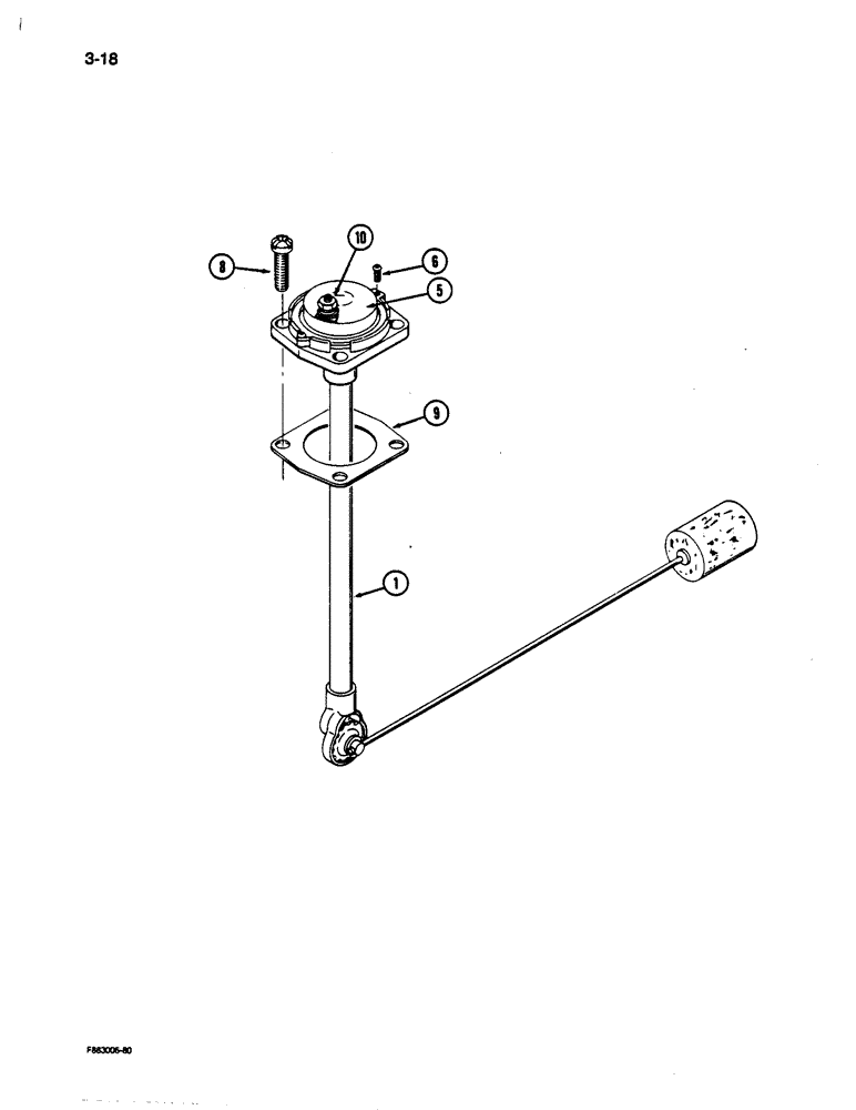 Схема запчастей Case IH 9170 - (3-18) - FUEL SENSOR ASSEMBLY (03) - FUEL SYSTEM