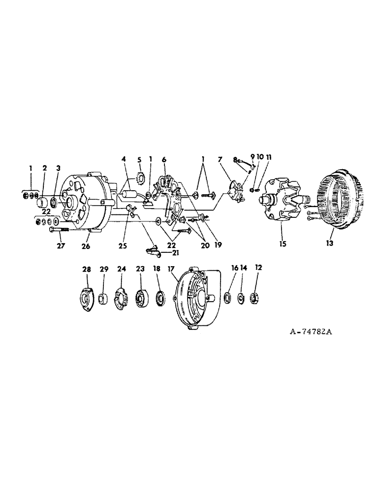 Схема запчастей Case IH 966 - (08-05) - ELECTRICAL, ALTERNATOR-GENERATOR, DELCO REMY, WITH EXTERNAL VOLTAGE REGULATOR (06) - ELECTRICAL