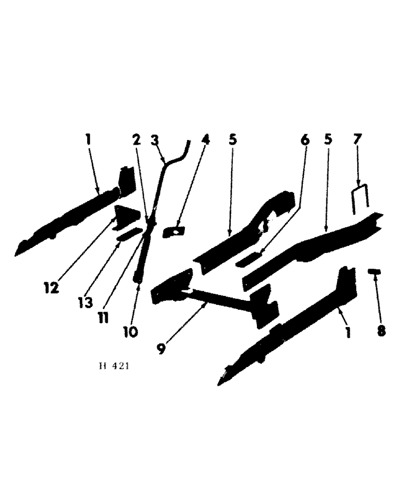 Схема запчастей Case IH 55 - (07-06) - TWO POINT FAST HITCH (7 FT & 11 FT DIRECT MOUNTED MODELS) 