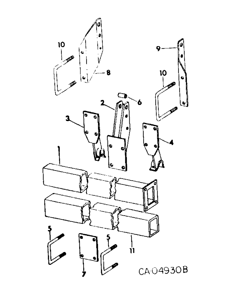 Схема запчастей Case IH 153 - (AP-03) - FRAME, RIGID, UNITS A THROUGH Z 