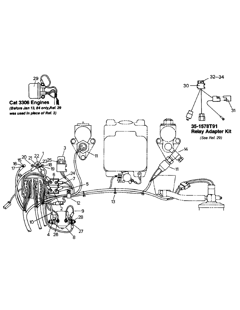 Схема запчастей Case IH KM-360 - (02-14) - CAB FRONT ELECTRICAL (06) - ELECTRICAL