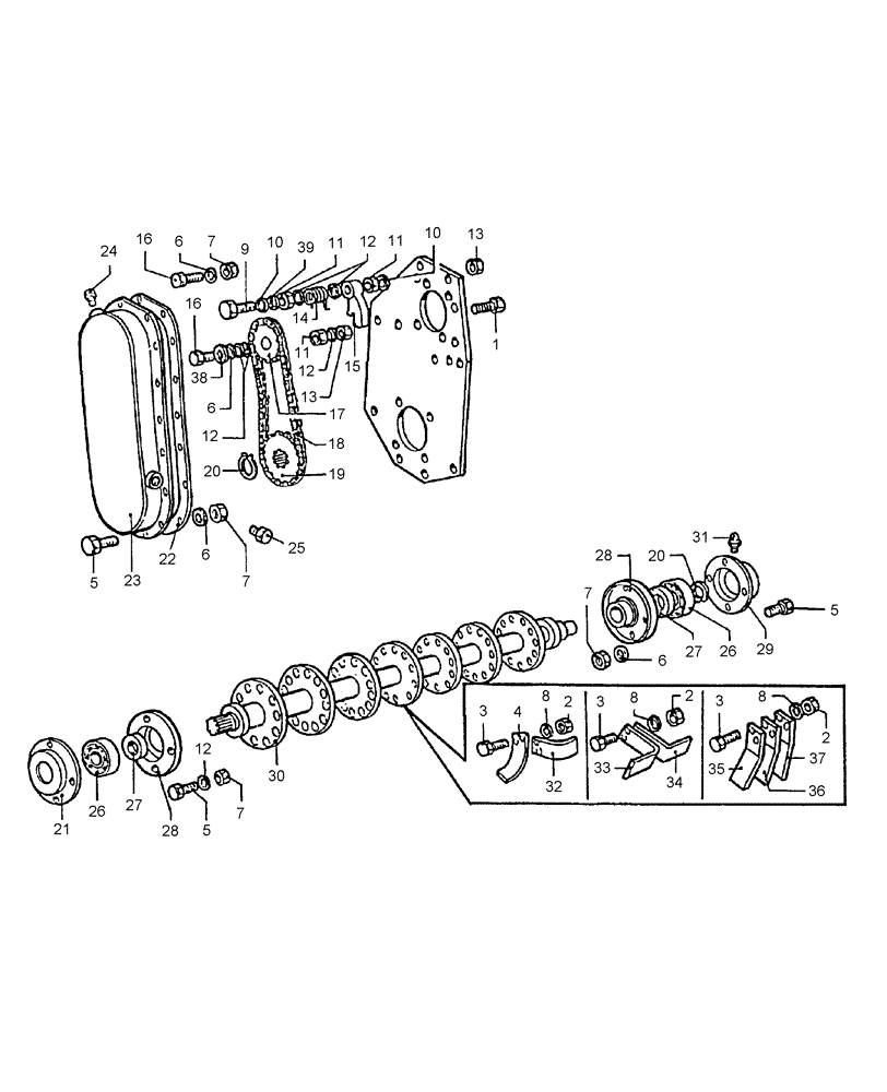 Схема запчастей Case IH 715414016 - (004) - ROTOR 