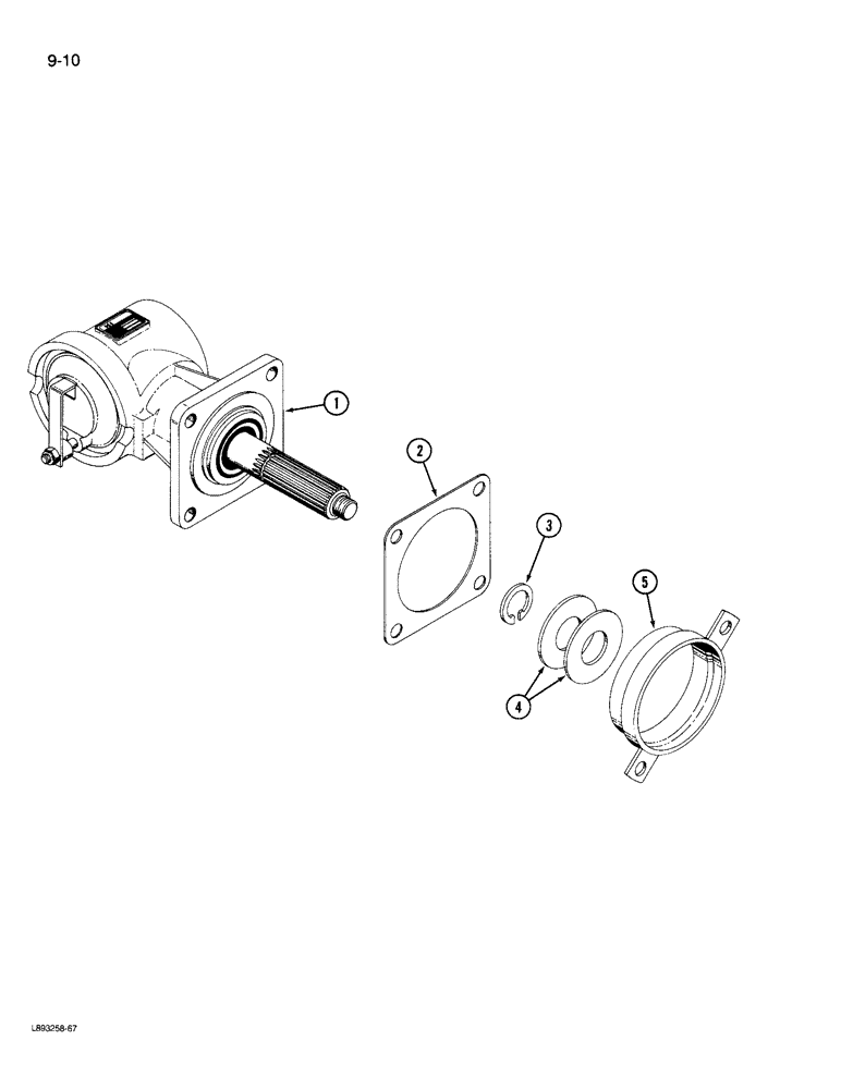 Схема запчастей Case IH 970 - (9-10) - REEL DRIVE (09) - CHASSIS