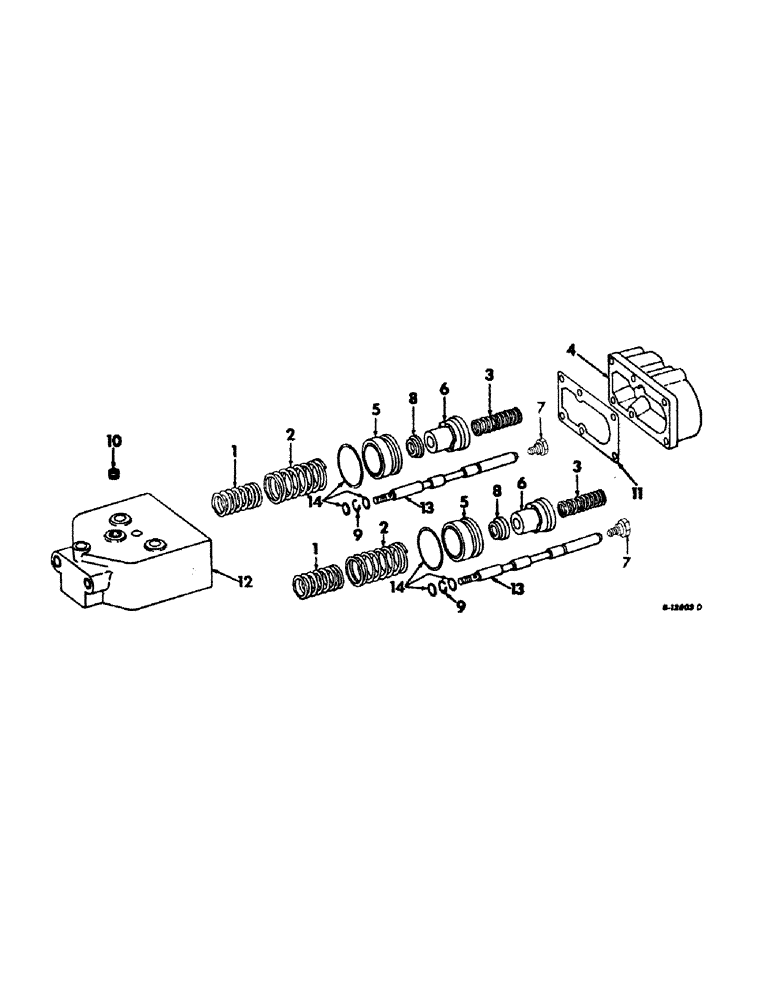 Схема запчастей Case IH 826 - (04-04) - BRAKES, POWER BRAKE VALVE (5.1) - BRAKES