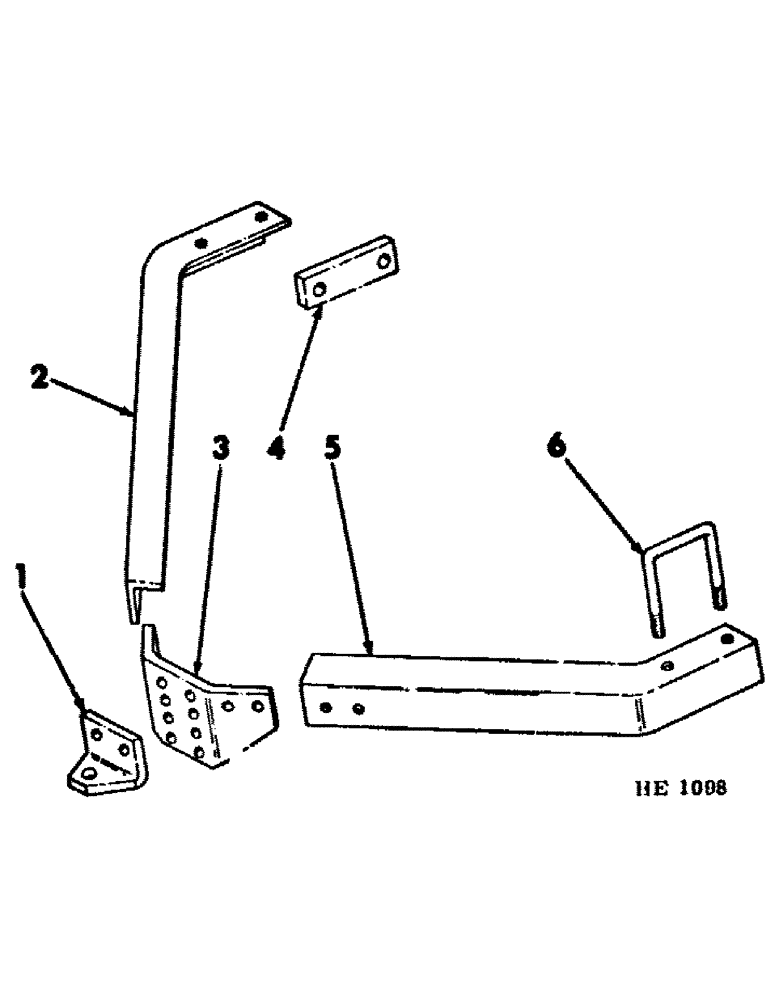 Схема запчастей Case IH 55 - (07-21) - HEAVY DUTY TRAILING HITCH ATTACHMENT, (7 FT, 10 FT & 13 FT 