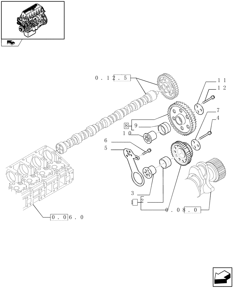 Схема запчастей Case IH F3AE0684N E907 - (0.10.0) - INTERMEDIATE CONTROLS (504051834) 