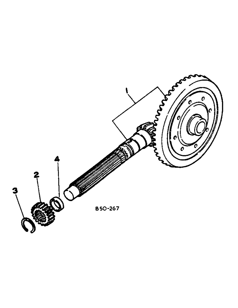 Схема запчастей Case IH 584 - (07-13) - BEVEL GEAR MAIN SHAFT, ALL WHEEL DRIVE, ZF AXLE (04) - Drive Train