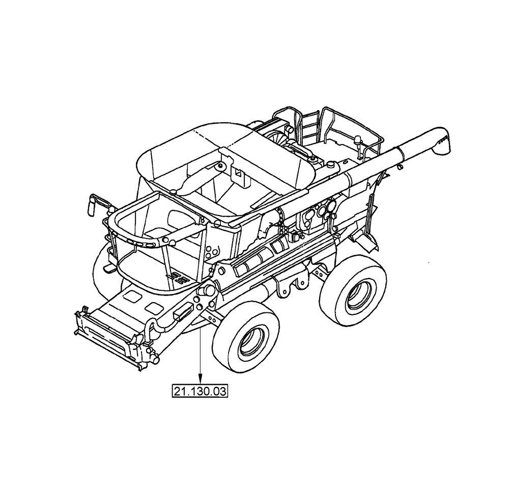 Схема запчастей Case IH 8120 - (00.000.21) - PICTORIAL INDEX - TRANSMISSION (00) - GENERAL & PICTORIAL INDEX