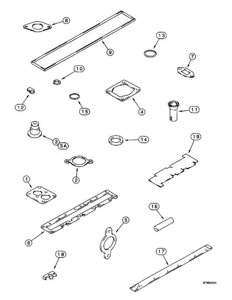 Схема запчастей Case IH 2188 - (2-55C) - VALVE GRIND GASKET KIT, 6TA-830 EMISSIONS CERTIFIED ENGINE, COMBINE P.I.N. JJC0191483 AND AFTER (01) - ENGINE