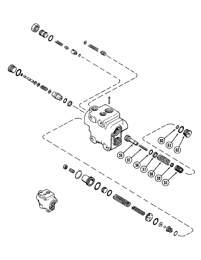 Схема запчастей Case IH 3294 - (7-244) - BRAKE VALVE ASSEMBLY (CONTD) (07) - BRAKES