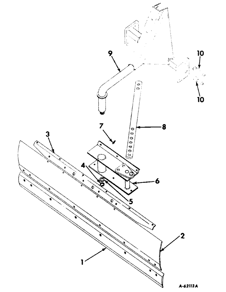 Схема запчастей Case IH 300 - (K-2) - MAIN FRAME AND BLADE - 300 BLADE 