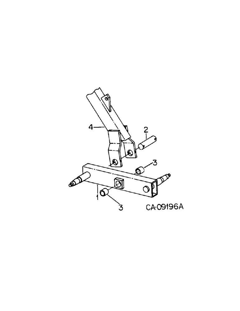 Схема запчастей Case IH 5500 - (F-11) - MAIN FRAME AXLE, WING TYPE, MACHINES WITH AXLE PIVOT THROUGH AXLE TUBE 