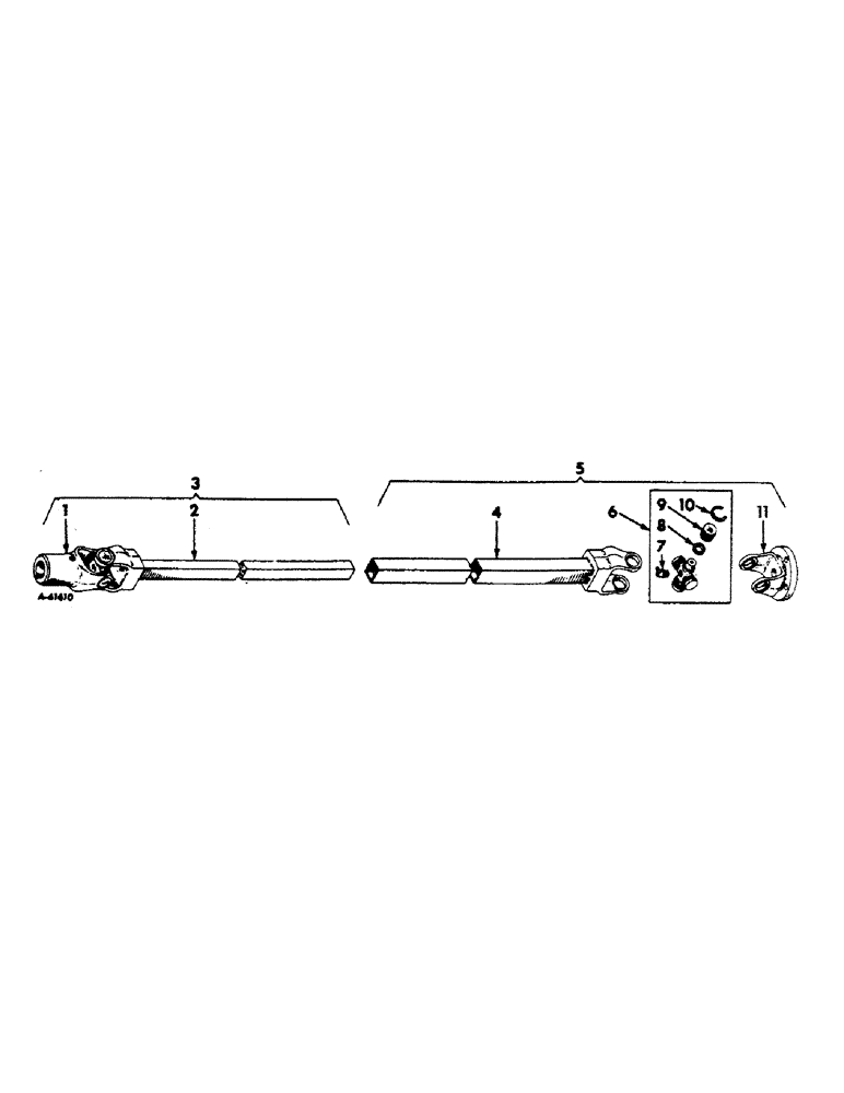 Схема запчастей Case IH 105 - (B-07) - POWER DRIVE EQUIPMENT, ROCKWELL STANDARD 