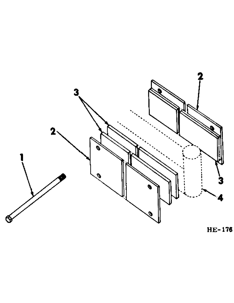 Схема запчастей Case IH 375 - (N-13) - PARTS ACCESSORIES AND ATTACHMENTS, TAIL WHEEL BEAM COUNTER WEIGHT Accessories & Attachments