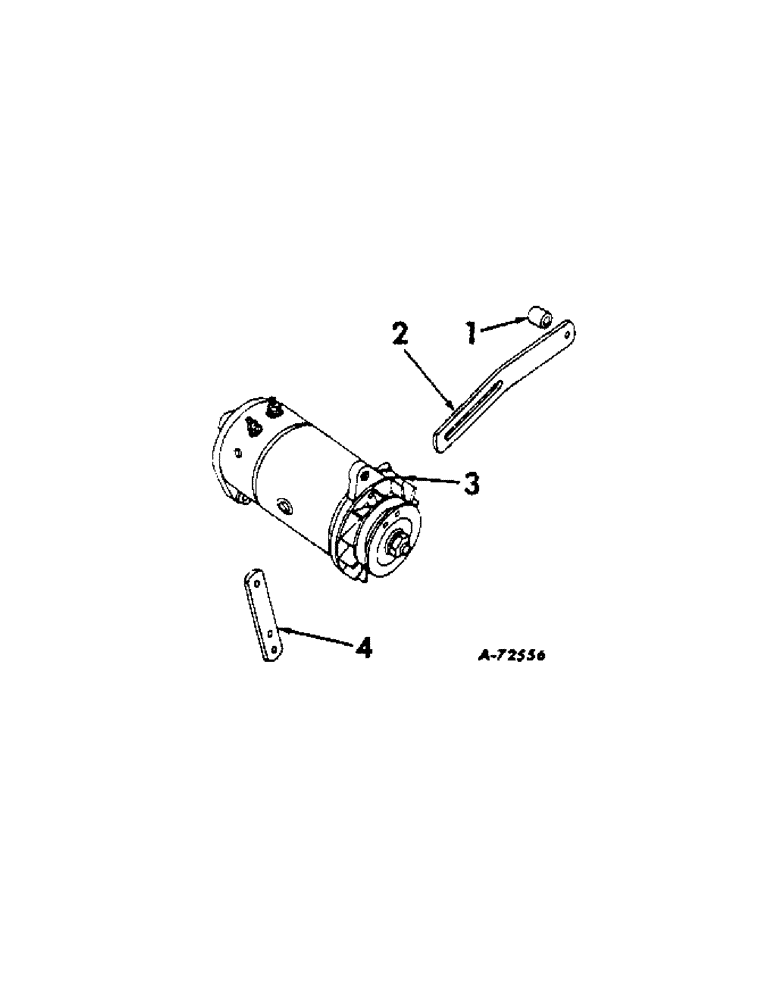 Схема запчастей Case IH 420 - (309[1]) - ELECTRICAL SYSTEM, GENERATOR AND CONNECTIONS, 414, CH813F TO CH1568G, 420, CH1372F AND CH2820G (55) - ELECTRICAL SYSTEMS