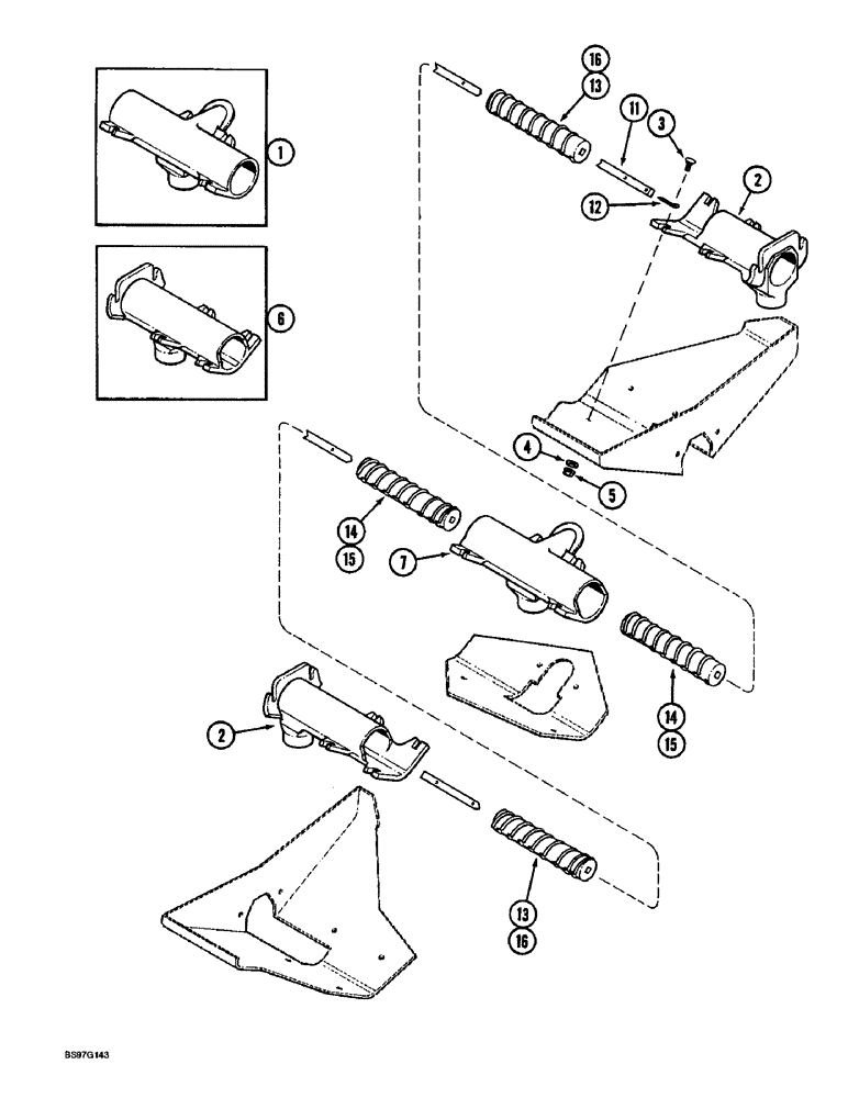 Схема запчастей Case IH 900 - (9-272) - DRY FERTILIZER HOPPER AUGERS, CYCLO AIR AND PLATE TRAILING, ALL ROW SIZES (09) - CHASSIS/ATTACHMENTS