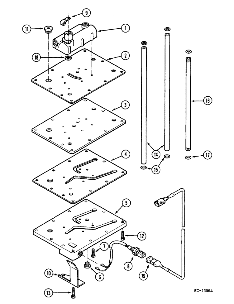 Схема запчастей Case IH 685 - (8-648) - REGULATOR VALVE AND PLATE, 685 : 18001-, 885 : 18001- (08) - HYDRAULICS