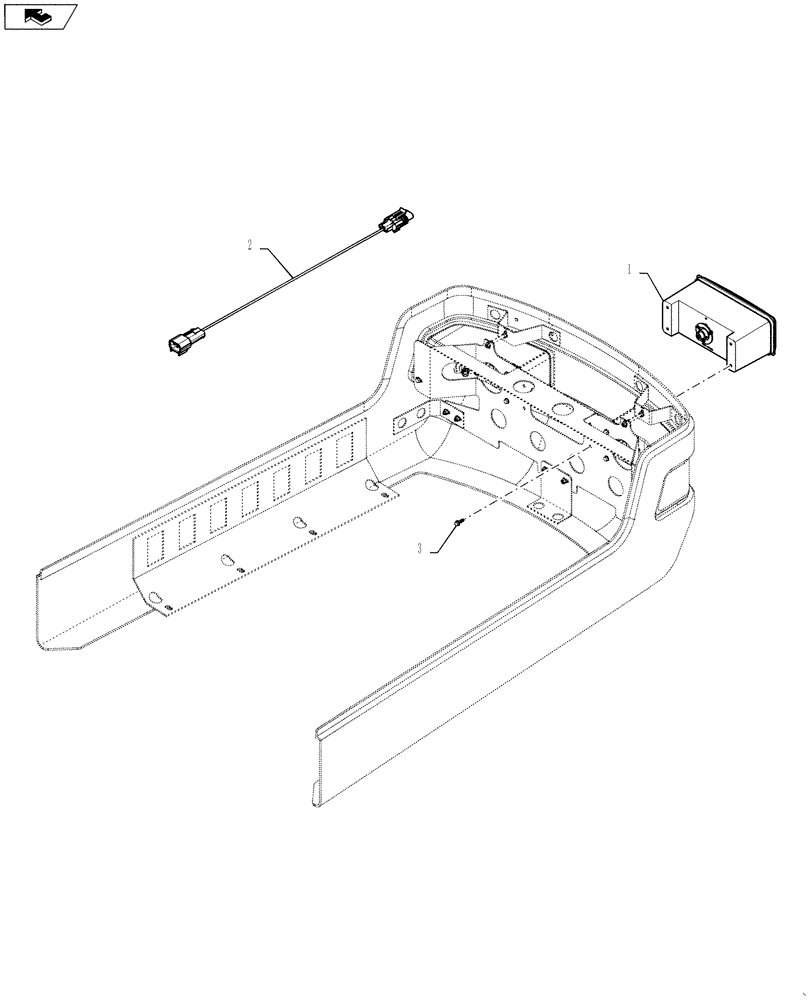 Схема запчастей Case IH 4420 - (11-063) - LIGHT GROUP HALOGEN Options