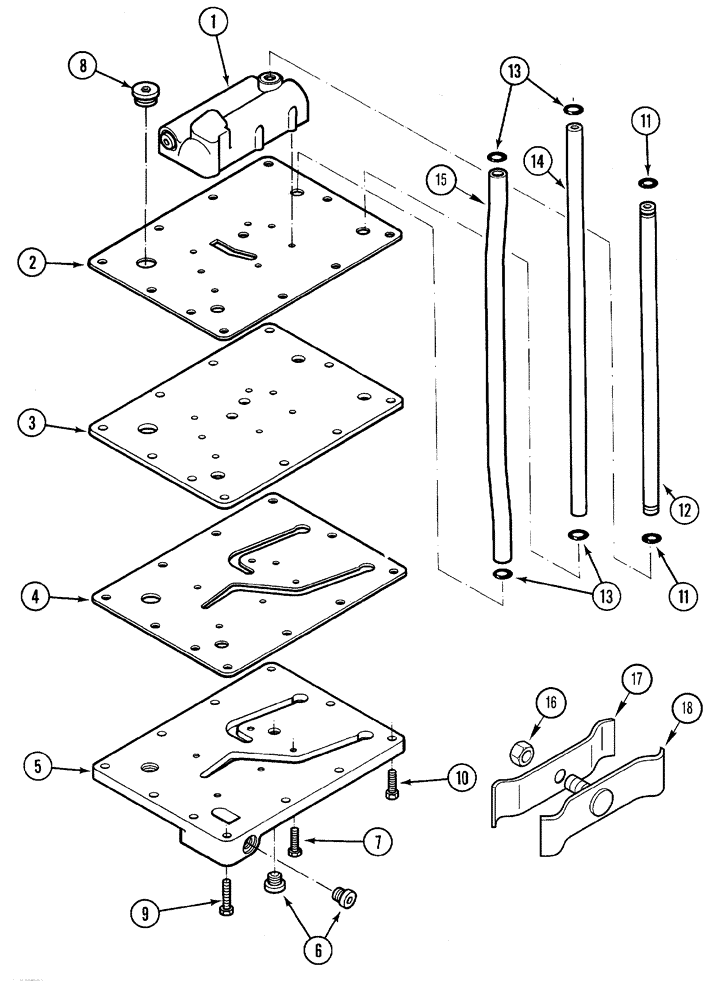 Схема запчастей Case IH C70 - (08-07) - REGULATOR VALVE AND PLATE (08) - HYDRAULICS