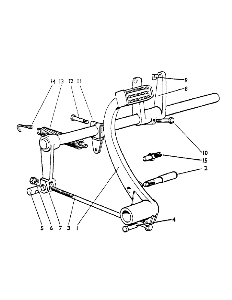 Схема запчастей Case IH 1200 - (027) - CONTROLS, TRANSMISSION CLUTCH (03.1) - CLUTCH