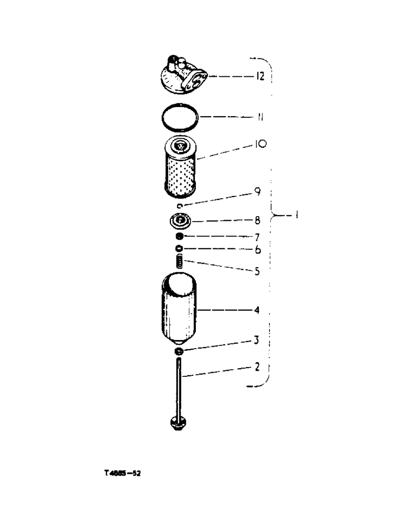 Схема запчастей Case IH 434 - (2-16) - LUBRICATING OIL FILTER, 3042420R92 - GAS ENGINE (02) - ENGINE