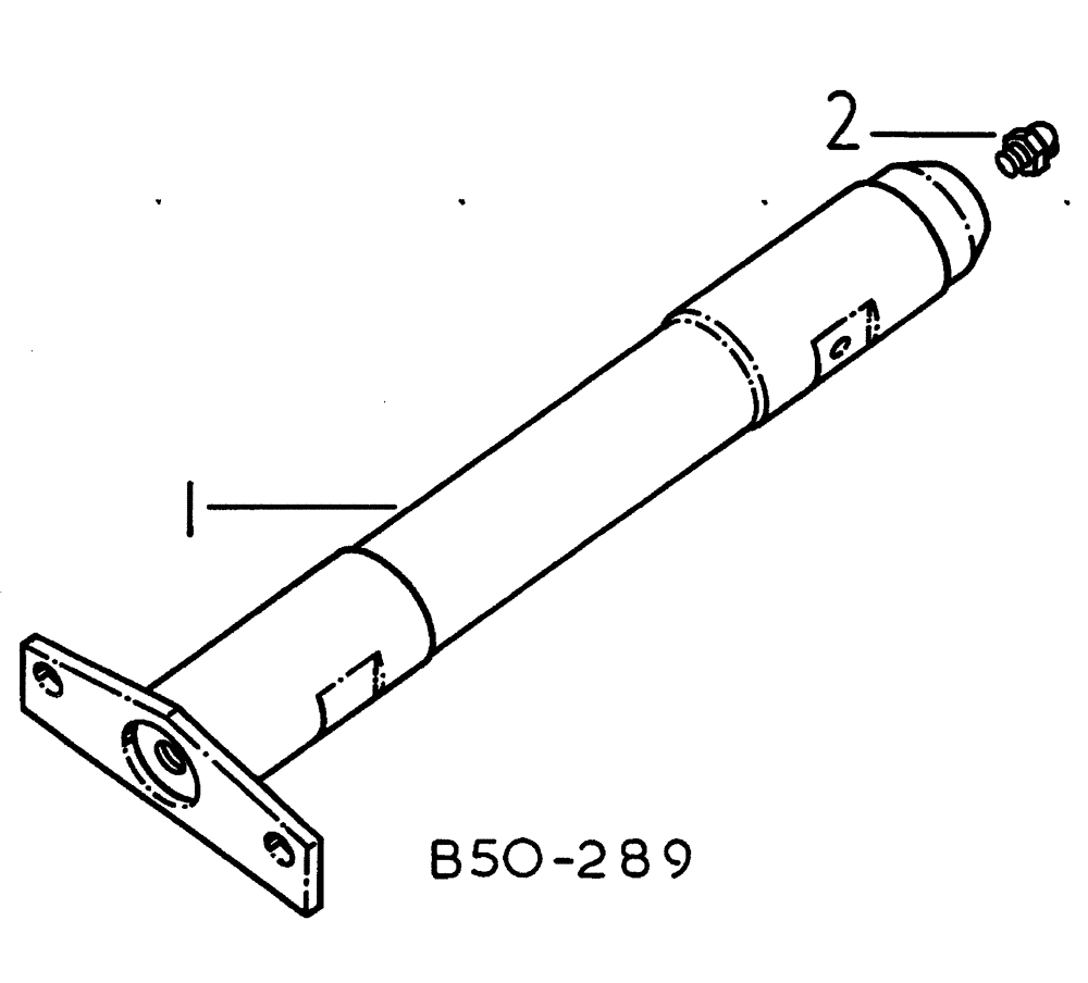 Схема запчастей Case IH 884 - (14-010) - FRONT AXLE SHAFT PIVOT - 4 WHEEL DRIVE - Z F AXLE Suspension