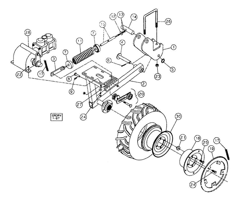 Схема запчастей Case IH NTX5310 - (75.200.18) - GROUND DRIVE PUMP (75) - SOIL PREPARATION