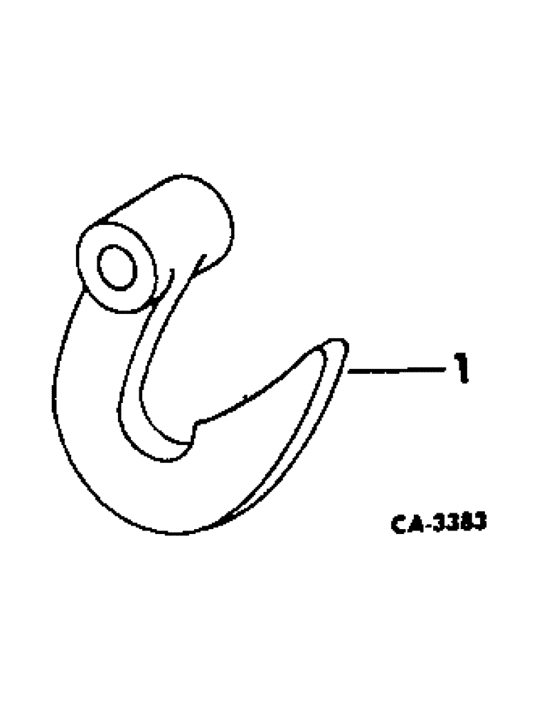 Схема запчастей Case IH 1566 - (10-25) - HYDRAULICS, HYDRAULIC CYLINDER STORAGE HOOK (07) - HYDRAULICS