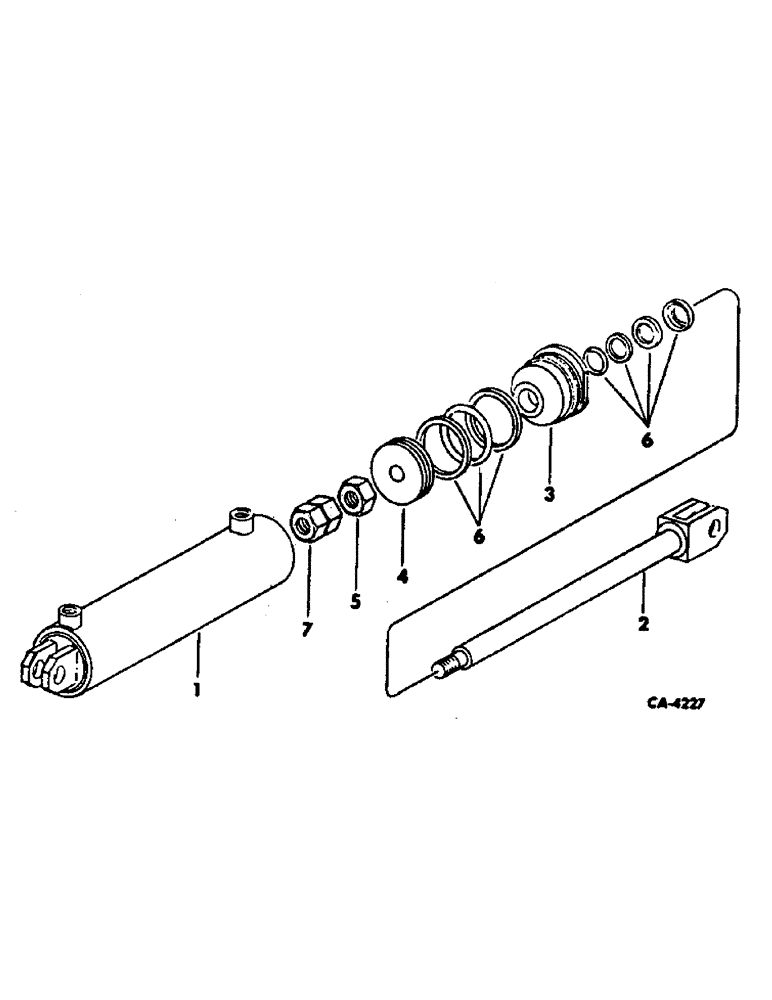 Схема запчастей Case IH 4568 - (10-17) - HYDRAULICS, POWER STEERING CYLINDERS, 4568 TRACTORS WITH SERIAL NO. 1165 AND BELOW, ALL 4568 TRACTOR (07) - HYDRAULICS