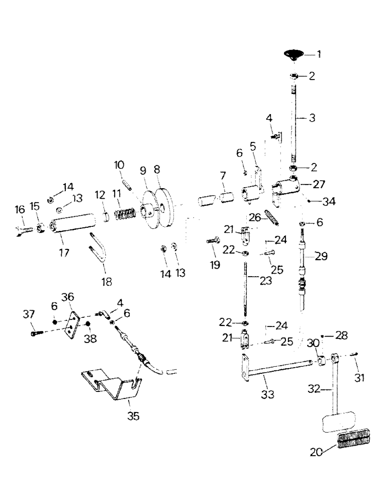 Схема запчастей Case IH STEIGER - (01-13) - THROTTLE & DECELERATOR - (SERIES II) (10) - CAB