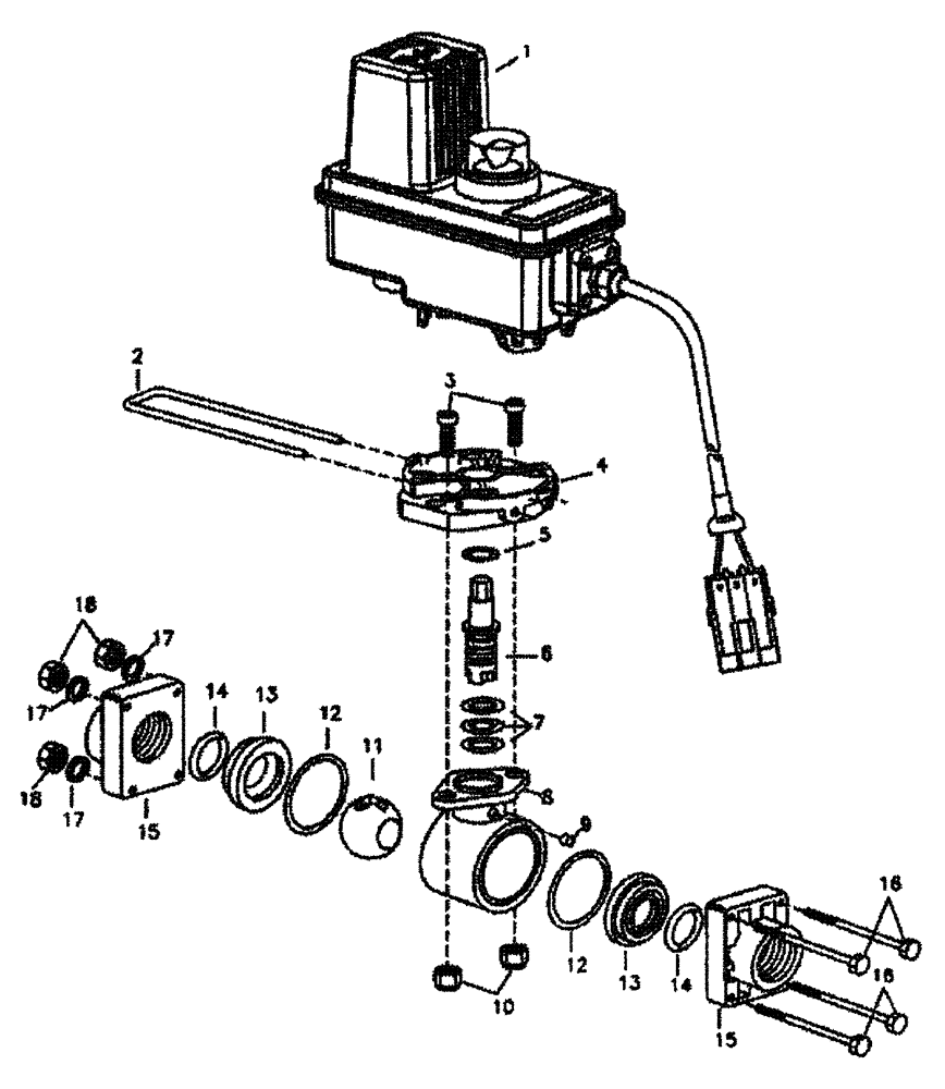 Схема запчастей Case IH 3150 - (09-007) - VALVE, 1" ELECTRIC Liquid Plumbing