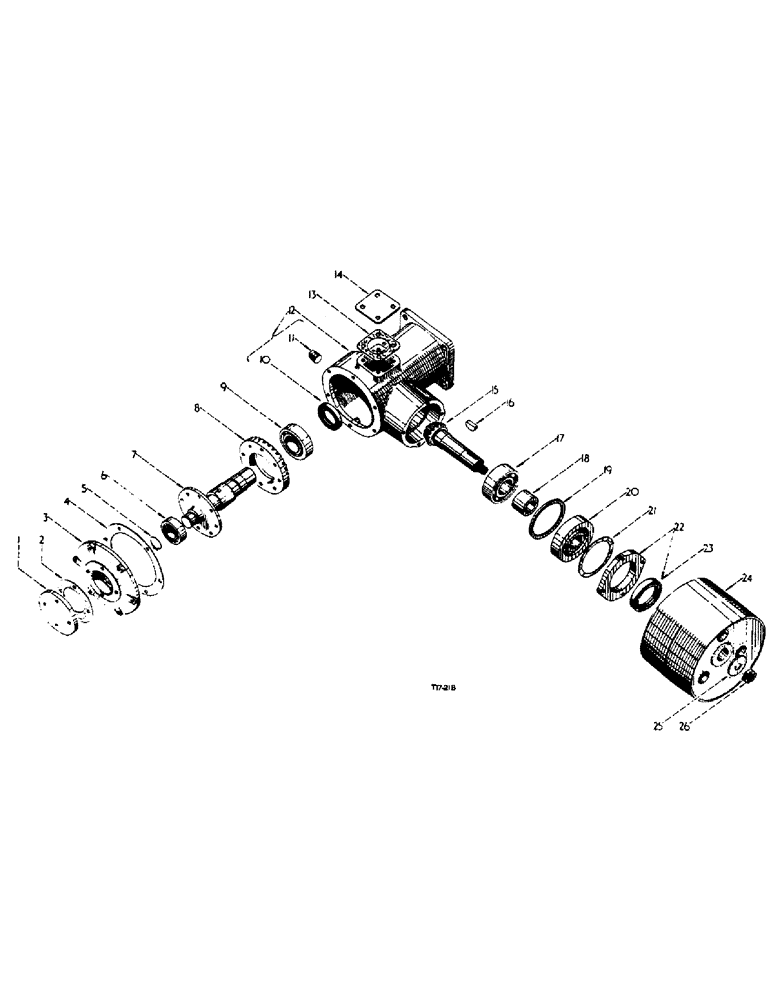 Схема запчастей Case IH 276 - (6-34) - BELT PULLEY ATTACHMENT (09) - CHASSIS