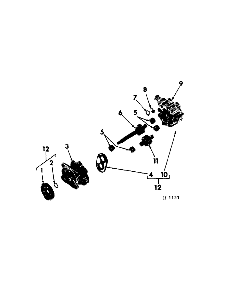 Схема запчастей Case IH 225 - (F-7[A]) - HYDRAULIC SYSTEM, HYDRAULIC PUMP, WEBSTER (07) - HYDRAULIC SYSTEM