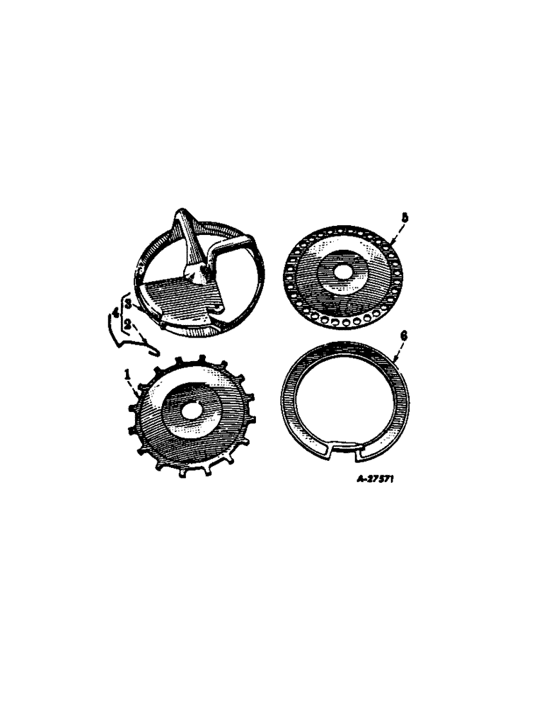 Схема запчастей Case IH 66-SERIES - (U-61[A]) - PEANUT PLANTING EQUIPMENT, ONE PER ROW, 1966 