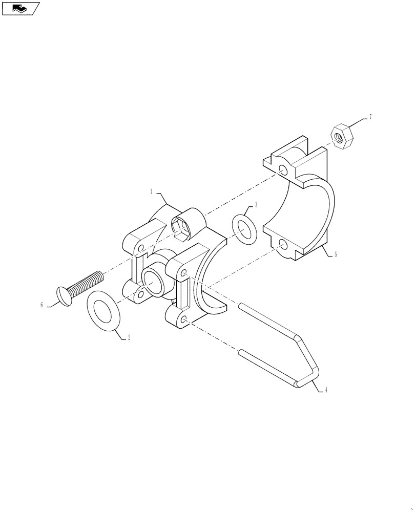 Схема запчастей Case IH 4420 - (11-077[02]) - NOZZLE WILGER, SADDLE Options