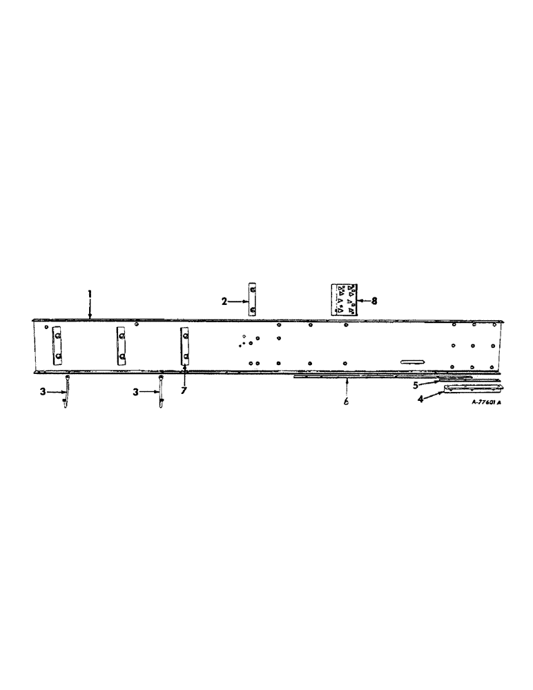 Схема запчастей Case IH 57 - (A-09) - LEFT BALE CHAMBER SIDE 