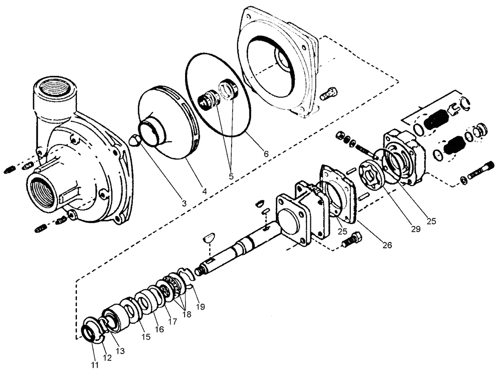 Схема запчастей Case IH 3150 - (09-001) - PRODUCT PUMP Liquid Plumbing