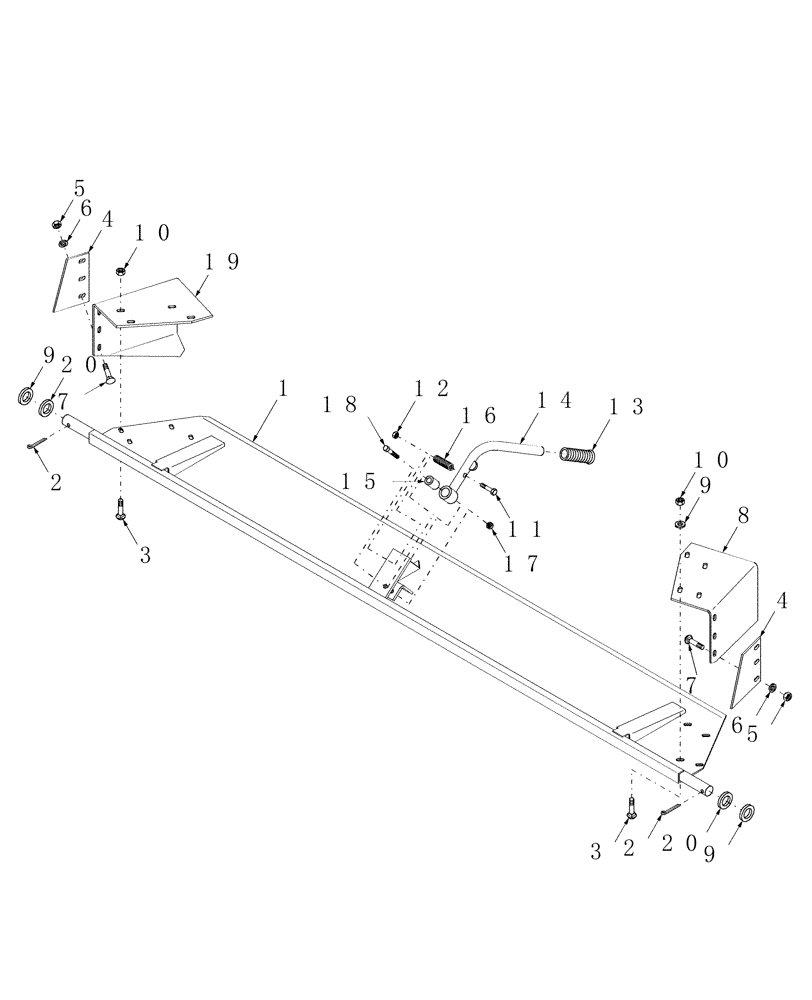 Схема запчастей Case IH DCX131 - (08.05) - SWATHGATE (08) - SHEET METAL