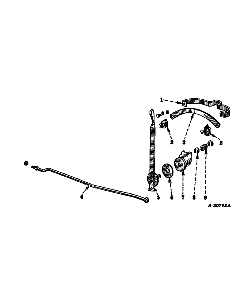 Схема запчастей Case IH INTERNATIONAL - (10-09) - HYDRAULICS, TOUCH-CONTROL SYSTEM, CONTROL LEVER AND SUPPORTS (07) - HYDRAULICS