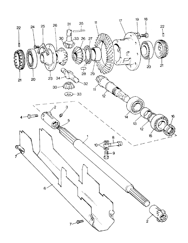 Схема запчастей Case IH 996 - (H03-2-1) - STEERING AND FRONT AXLE, DRIVE SHAFT AND DIFFERENTIAL FOR FRONT AXLE MK3 - CARRARO 4WD TRACTORS Steering & Front Axle