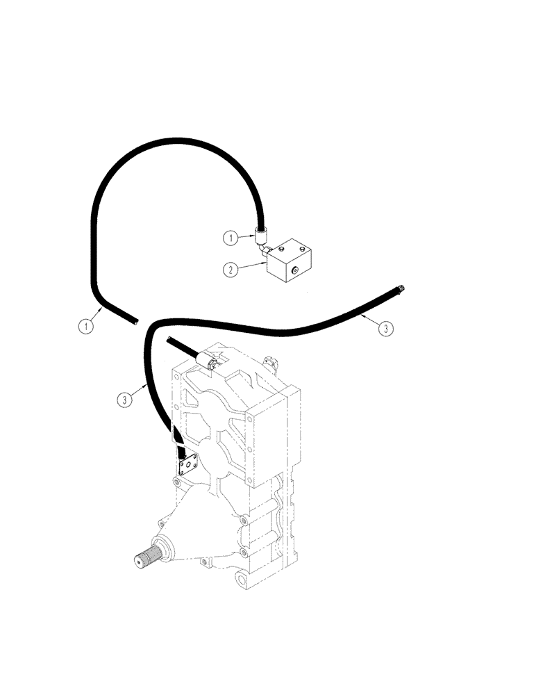 Схема запчастей Case IH STX450 - (01-17[01]) - PICTORIAL INDEX - POWER TAKEOFF TRANSFER CASE LUBRICATION, QUADTRAC TRACTOR, WITH 500 SERIES AXLE (00) - PICTORIAL INDEX