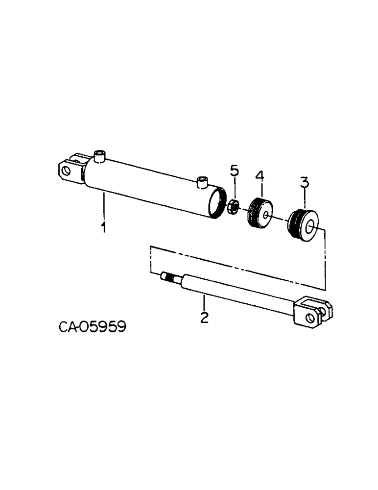 Схема запчастей Case IH 4568 - (10-19) - HYDRAULICS, POWER STEERING CYLINDER, CENTRAL STEEL (07) - HYDRAULICS