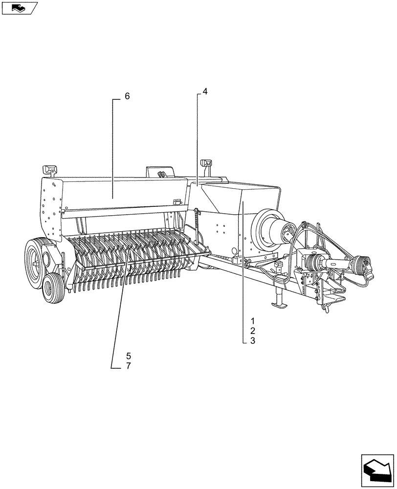 Схема запчастей Case IH LB333S - (00.5[01]) - FILTERS & CAPACITIES - LB333 FOR N.A. ONLY (00) - GENERAL