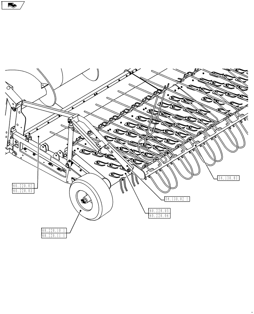 Схема запчастей Case IH 3016 - (00.000.60) - PRODUCT FEEDING (00) - GENERAL & PICTORIAL INDEX