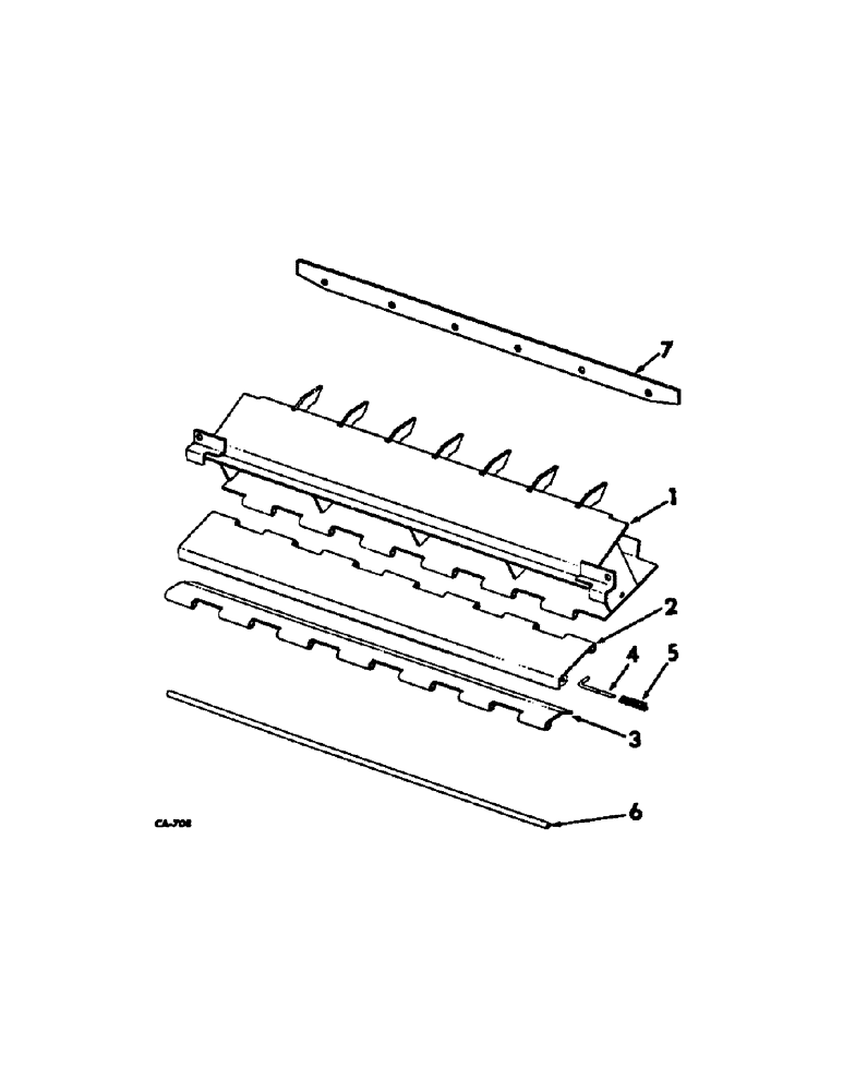 Схема запчастей Case IH 503 - (084[1]) - STONE RETARDER, FOR USE WITH CORN HEADS (66) - THRESHING